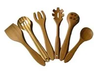 Bamboo Utensils Sets of 6 Pcs